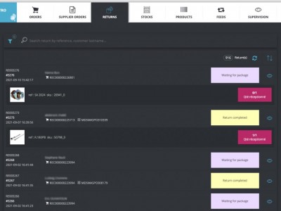Interfaçage logistique avec une plateforme de distribution Prestashop